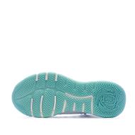 Chaussures de basket-ball Blanche/Bleu Adidas Son Of Chi vue 5
