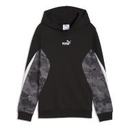 Sweat Noir Garçon Puma Class Hoodie Camo pas cher