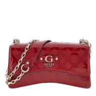 Sac à Bandoulière Rouge Femme Guess Gerty pas cher