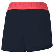Short de running Marine/Rose Femme Puma Elastic 3 vue 2