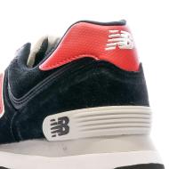 ML574 Baskets Noir/Rouge Homme New Balance vue 7