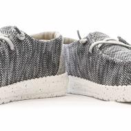 Chaussures Grises Chiné Femme Hey Dude Wendy Sox vue 7