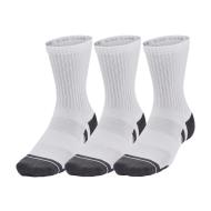 x3 Paires de Chaussettes Blanches/Grises Homme Under Armour Performance pas cher