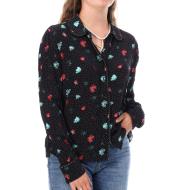 Chemise Marine à Motifs Femme Teddy Smith Clelie