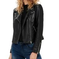 Veste Perfecto Noir Femme Only Gemma pas cher