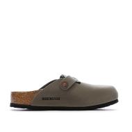 Sabots Marron Enfant Birkenstock Boston vue 2