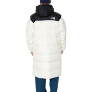 Parka Longue Noir/Blanc Homme The North Face Nuptse vue 2