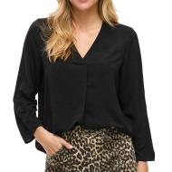 Blouse Noire Femme Vila Josa pas cher
