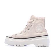 Baskets Rose Clair Fille Converse Lugged pas cher