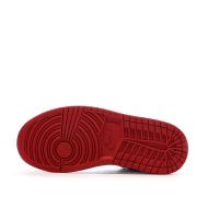 Baskets Blanc/Rouge Femme Nike Air Jordan 1 Low vue 5