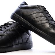 Baskets Noires Homme Geox Leitan vue 7