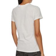 T-shirt Blanc Femme Calvin Klein Jeans Graphic vue 2