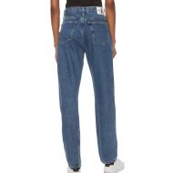 Jean Straight Fit Bleu Femme Calvin Klein Authentic vue 2
