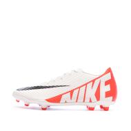 Chaussures de Foot Blanc/Rouge Homme Nike Vapor 15 Club FG/MG pas cher