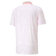 Polo Rose Homme Puma Pineapples vue 2