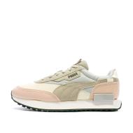 Baskets Écru/Rose Femme Puma Future Rider Interest pas cher