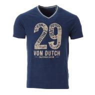 T-shirt Marine Homme Von Dutch Engine pas cher