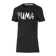 T-Shirt Noir Fille Puma Graphicss pas cher