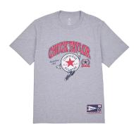 T-shirt Gris Homme Converse Chucks Retro Collegiate pas cher