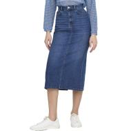 Jupe Mi-longue Bleu Femme Only Marcella pas cher