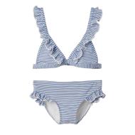 Maillot de bain 2 pièces Bleu/Blanc Fille Name It Zannah