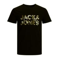 T-shirt Noir Garçon Jack and Jones Tech