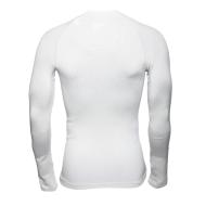 T-shirt Manches Longues Blanc Homme technique Nike Pro vue 2