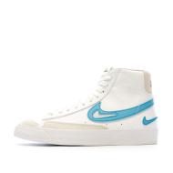 Baskets Blanches Femme Nike Blazer Mid GS pas cher