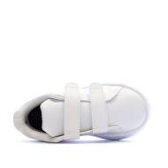 Baskets Blanches/Noir Garçon/Fille bébé Adidas Advantage vue 4