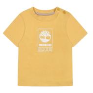 T-shirt Jaune Bébé Timberland T60100 pas cher