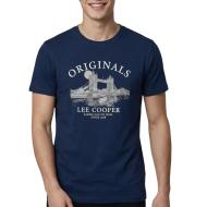 T-Shirt Marine Homme Lee Cooper LCN820