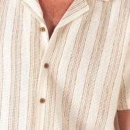 Chemise Blanc/Beige Homme RMS26 Texture vue 2