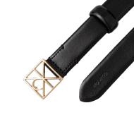 Ceinture Noire Femme Calvin Klein Jeans Emblem vue 2