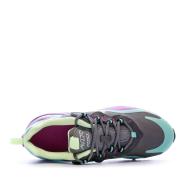 Air Max 270 React Baskets Gris Vert Violet femme Nike vue 4
