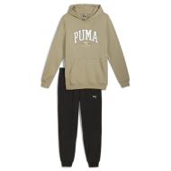 Survêtement Beige/Noir Homme Puma Squad Hooded Suit pas cher