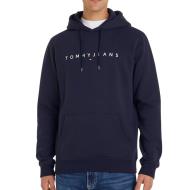 Sweat Marine Homme Tommy Hilfiger Linear pas cher
