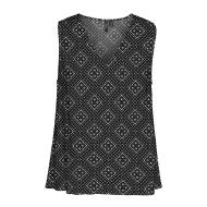 Blouse Noir/Blanc à Motifs Femme Vero Moda Easy Joy