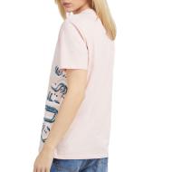 T-shirt Rose Homme Guess Vertical vue 2