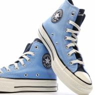 Baskets Bleues Mixte Converse Chuck 70 Letterman vue 7