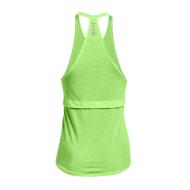 Débardeur Vert Fluo Femme Under Armour Ua Streaker Run vue 2