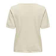 T-shirt Écru Femme JDY Beauty vue 2