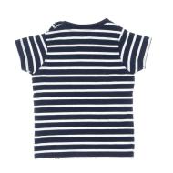 T-shirt Blanc/Marine Garçon Little Marcel LMEV0020 vue 4