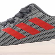 Baskets Gris/Rouge Garçon Adidas Lite Racer vue 7