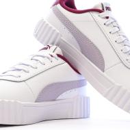 Baskets Blanches/Grises Fille Puma Carina 3.0 vue 7