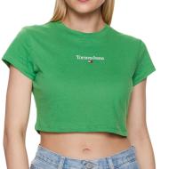 Top Vert Femme Tommy Hilfiger Tjw Bby Crp Essentia