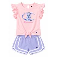 Ensemble Rose/Mauve Fille Champion C414ST888