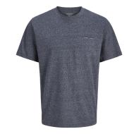 T-Shirt Marine Homme Jack & Jones Crew Neck pas cher