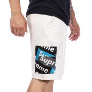 Short Blanc Homme Supreme Grip BURN vue 3