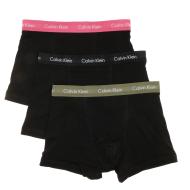 X3 Boxers Rose/Vert/Noir Homme Calvin Klein 62G pas cher