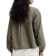 Blouse Kaki Femme JJXX Jxkia vue 2